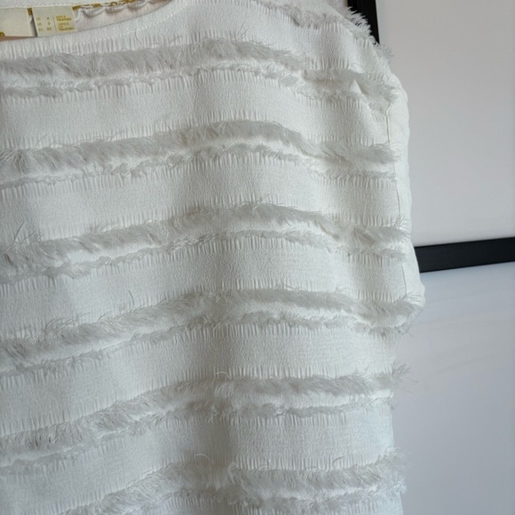 MAEVE Anthropologie Fringe ivory top. Size 0 - Picture 7 of 15